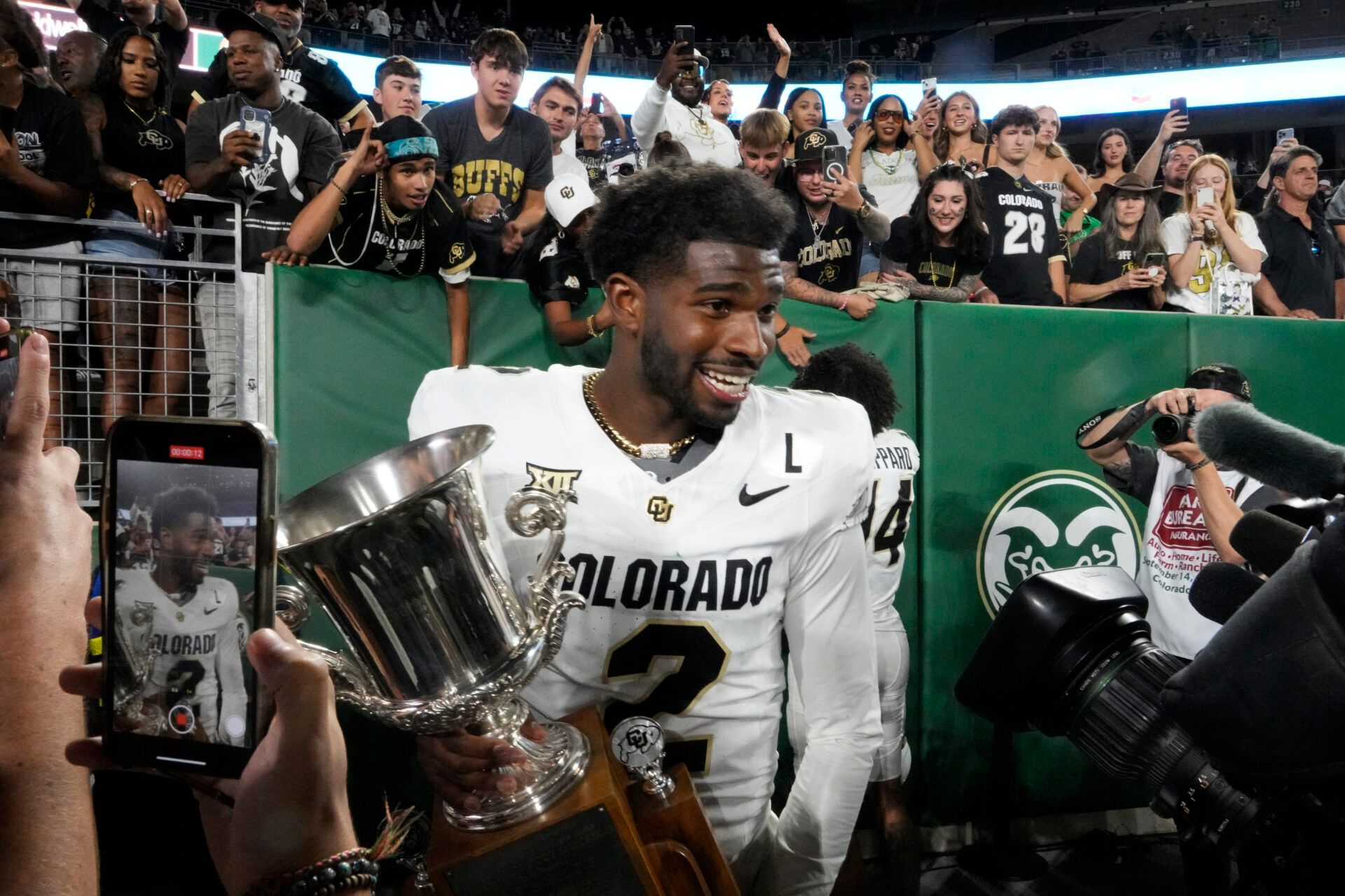 Colorado Buffaloes quarterback Shedeur Sanders appeared in Gatorade advertisement and photoshoot ahead of the 2025 NFL Draft.