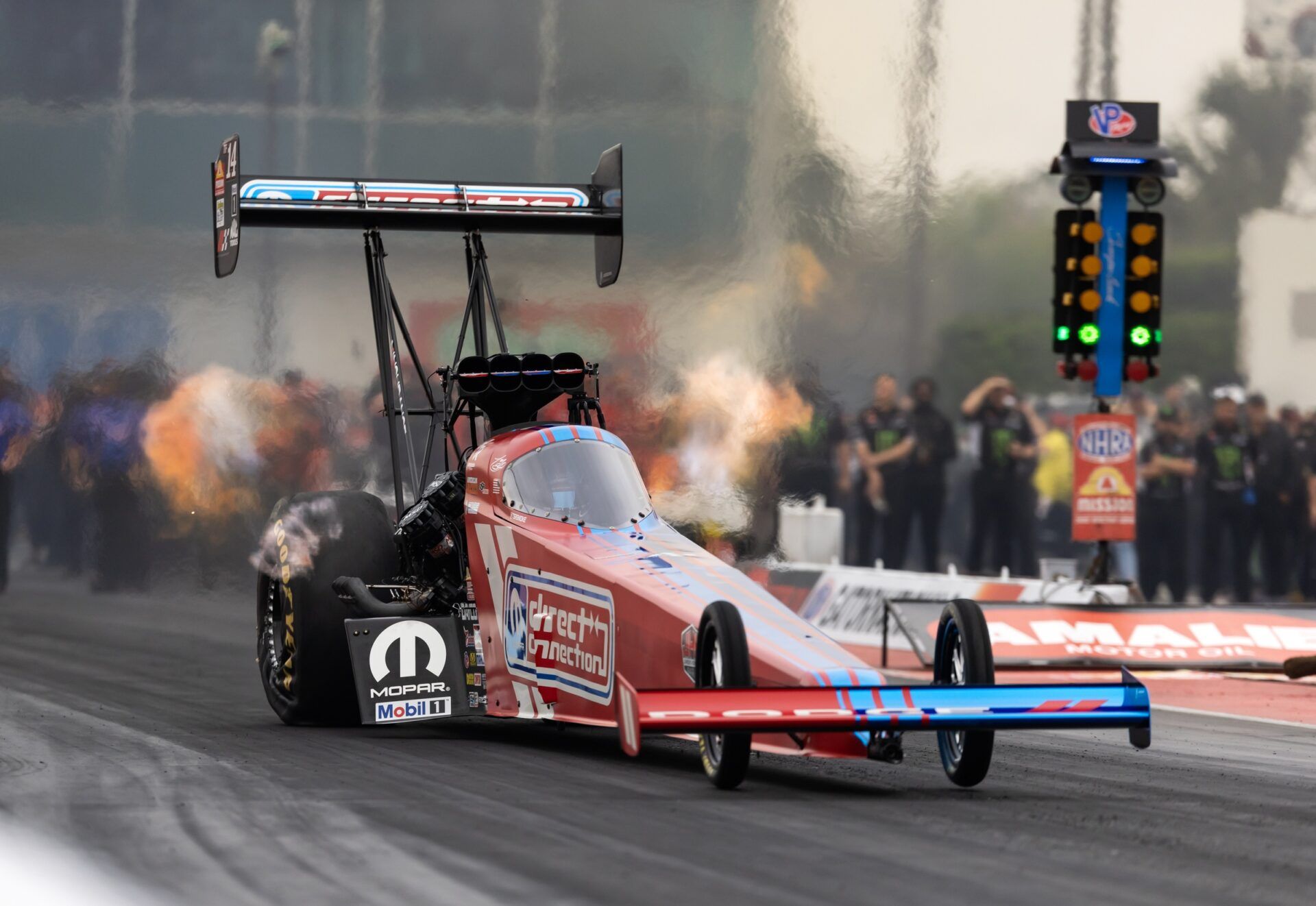 NHRA top fuel driver Tony Stewart during the Gatornationals at Gainesville Raceway.