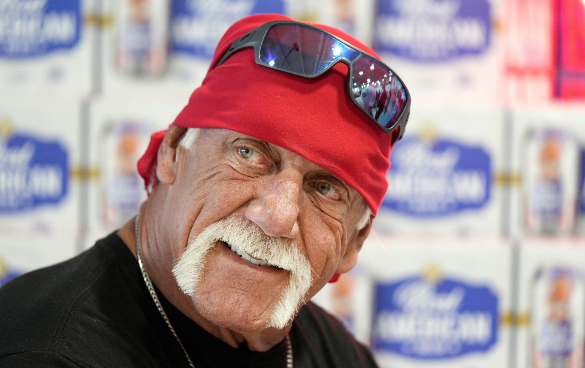 Hulk Hogan made a stop at Beers of the World to promote his beer line, Real American Beer.