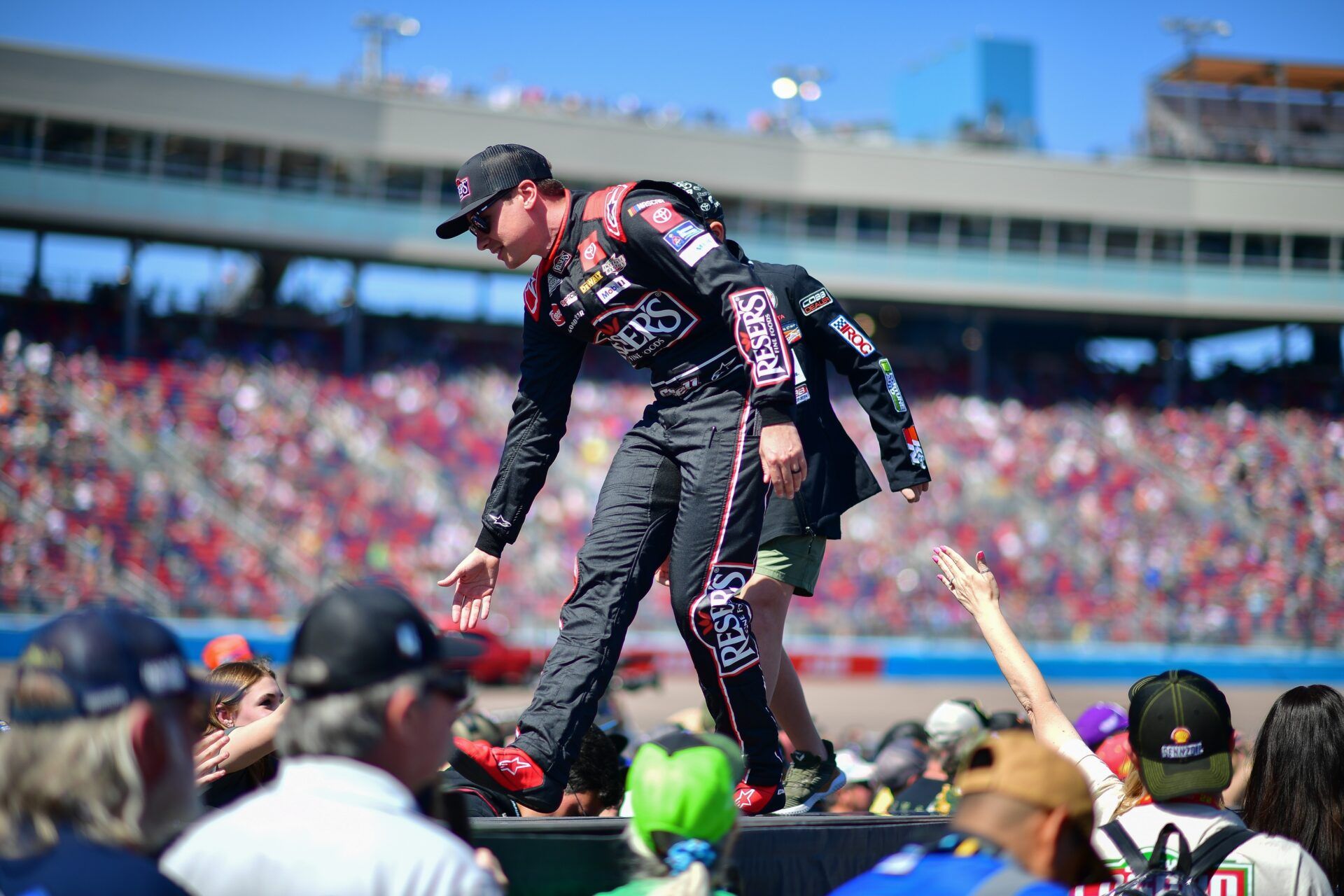 NASCAR Cup Series driver Christopher Bell (20) during introductions for the Shriners Children’s 500 at Phoenix Raceway.