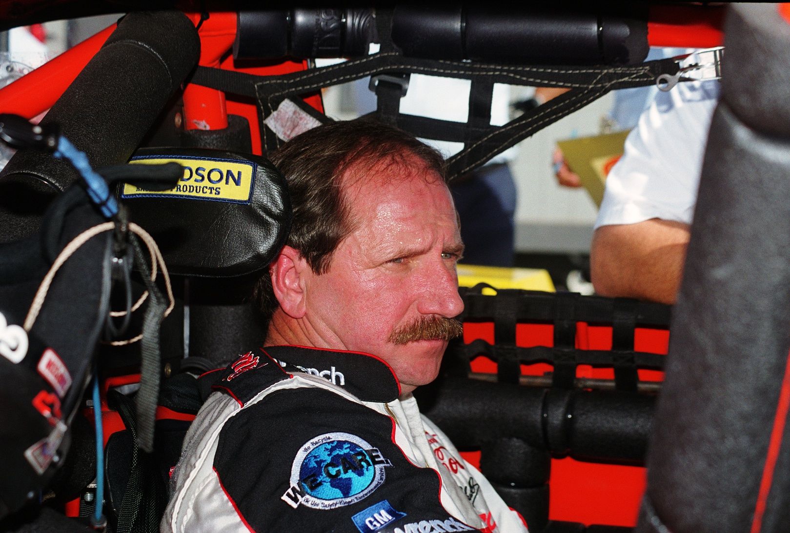 NASCAR Winston Cup Series driver Dale Earnhardt Sr (3) during the Dura Lube 500 at Phoenix International Raceway.