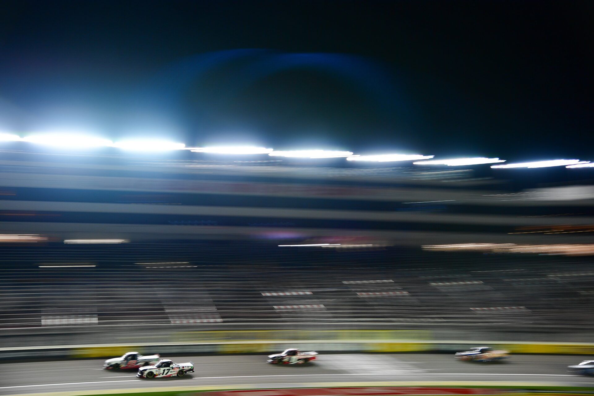 NASCAR Truck Series driver Taylor Gray (17) during the Victorias Voice Foundation 200 at Las Vegas Motor Speedway.