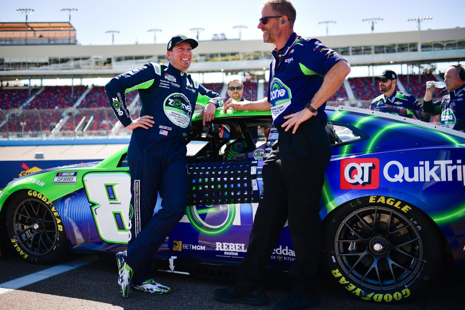 NASCAR Cup Series driver Kyle Busch (8) during qualifying for the Shrines Children’s 500 at Phoenix Raceway.