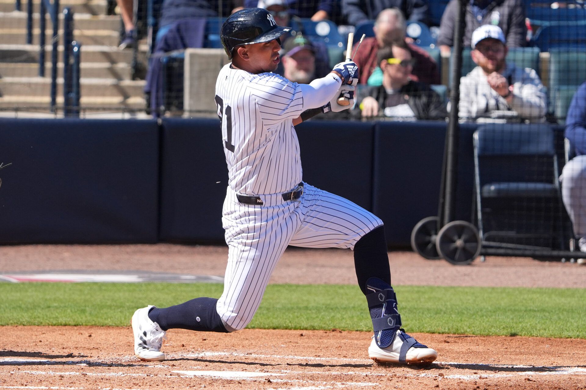 Fans were stunned when it was revealed why Oswald Peraza left the Yankees' game early as New York faced the Boston Red Sox.