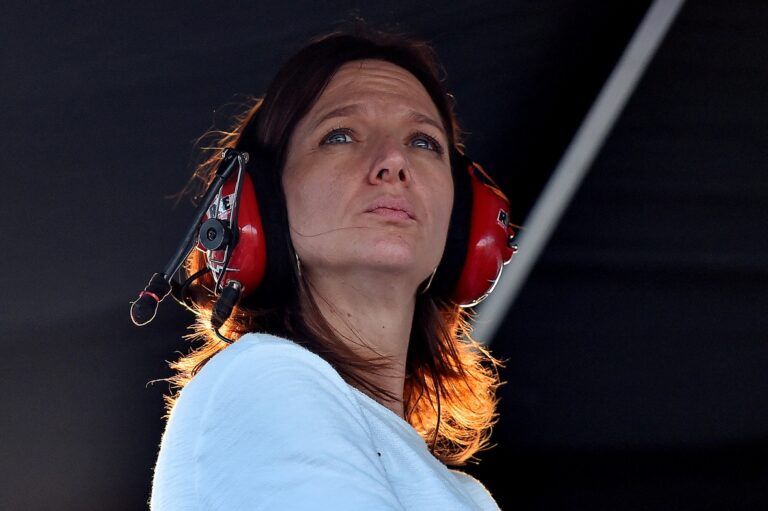 NASCAR team owner Kelley Earnhardt during the Ford EcoBoost 300 at Homestead-Miami Speedway.