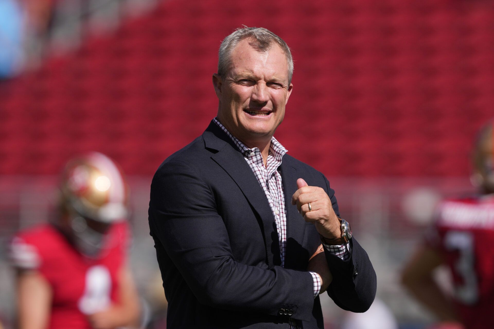 One NFL analyst urged the San Francisco 49ers to trade starting quarterback Brock Purdy amid GM John Lynch's roster purge and rebuild.