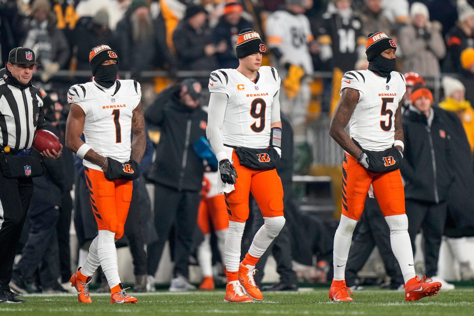 Travis Kelce has been a part of some star-studded Chiefs offenses, but even he was shocked to see the deals given to the Bengals' offensive trio.