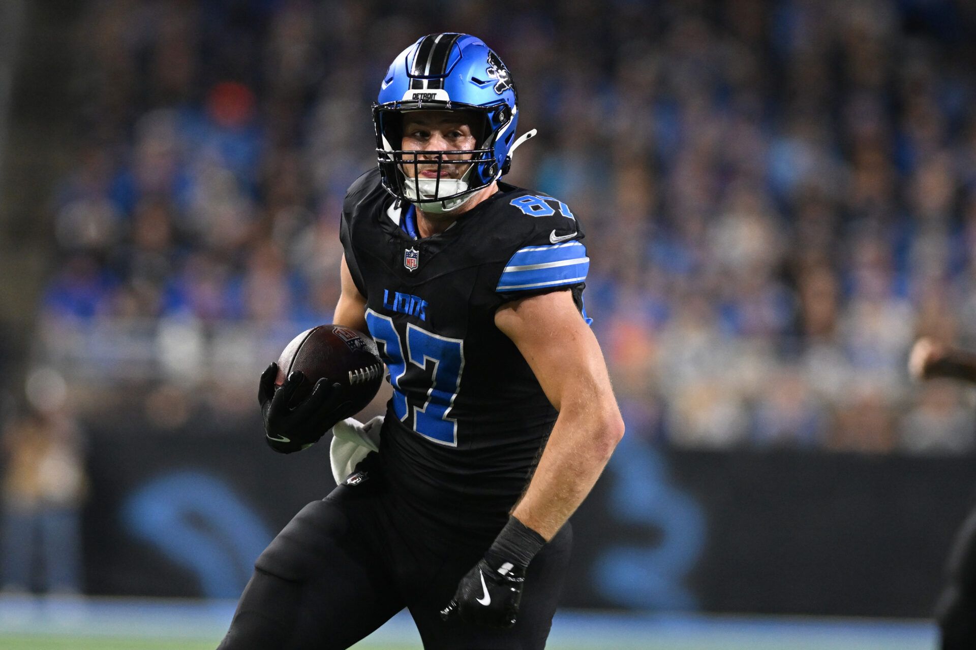 Sam LaPorta praised former offensive coordinator Ben Johnson but made it clear their Lions-Bears matchups will be all business this fall.