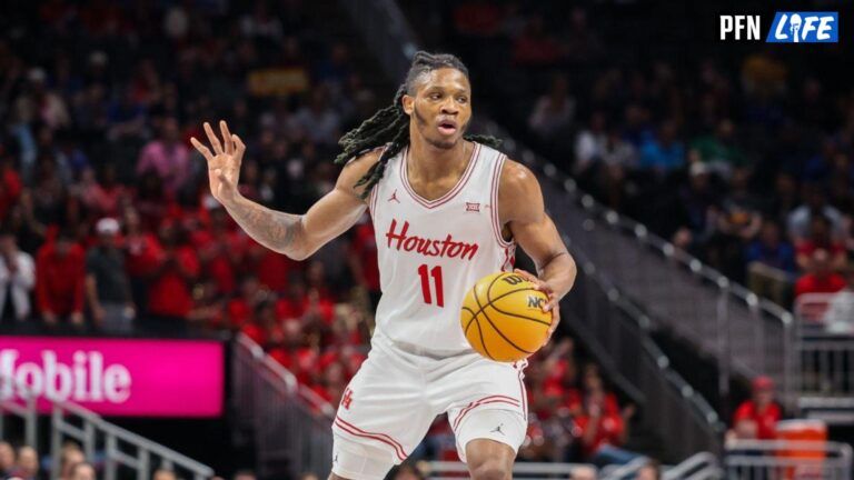 Joseph Tugler’s mother, Brenda, played a key role in his basketball journey. Now, the Houston Cougars star is a top defensive prospect with NBA potential.