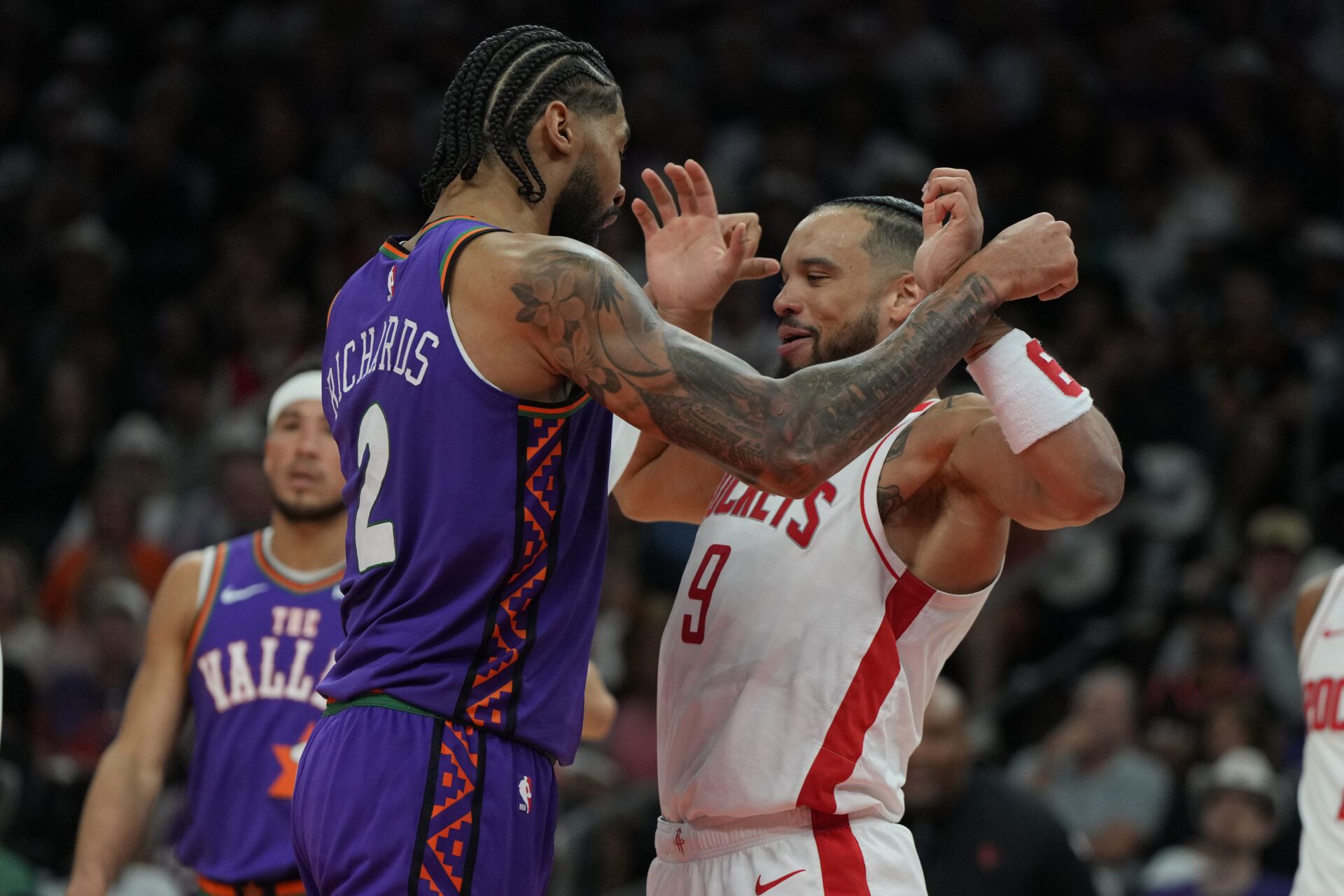WATCH: Rockets' Dillon Brooks Ejected After Heated Scuffle With Suns Star Kevin Durant