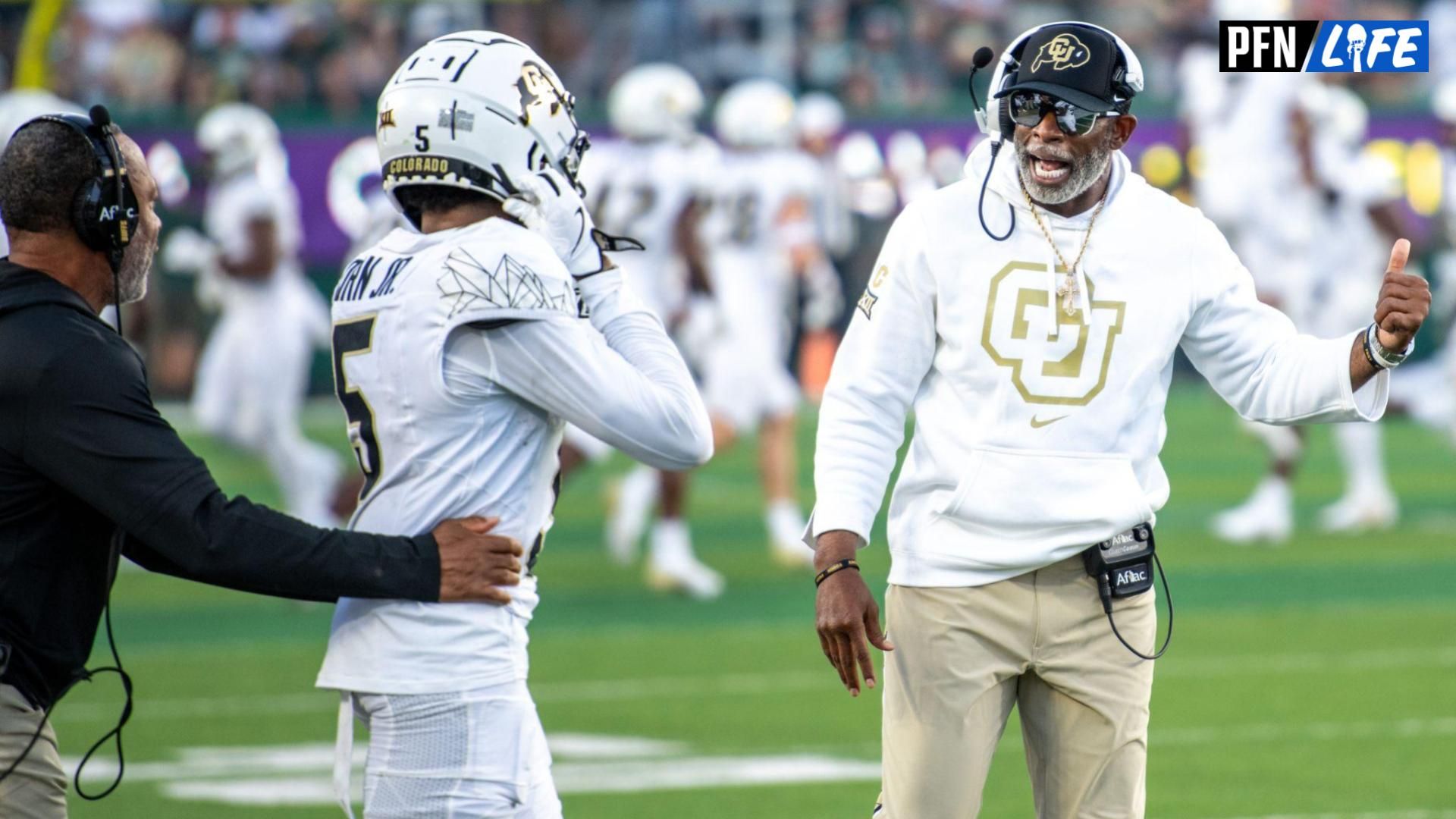 Colorado's Jimmy Horn Jr. found a fatherly figure in Deion Sanders, but are they related? Explore the bond between the Buffs' HC and NFL Draft prospect.