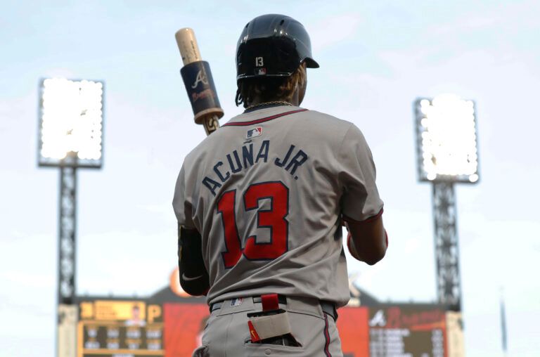 Ronald Acuña Jr. remains sidelined as the Atlanta Braves stumble to an 0-7 start, raising questions about the team’s patience with his recovery timeline.