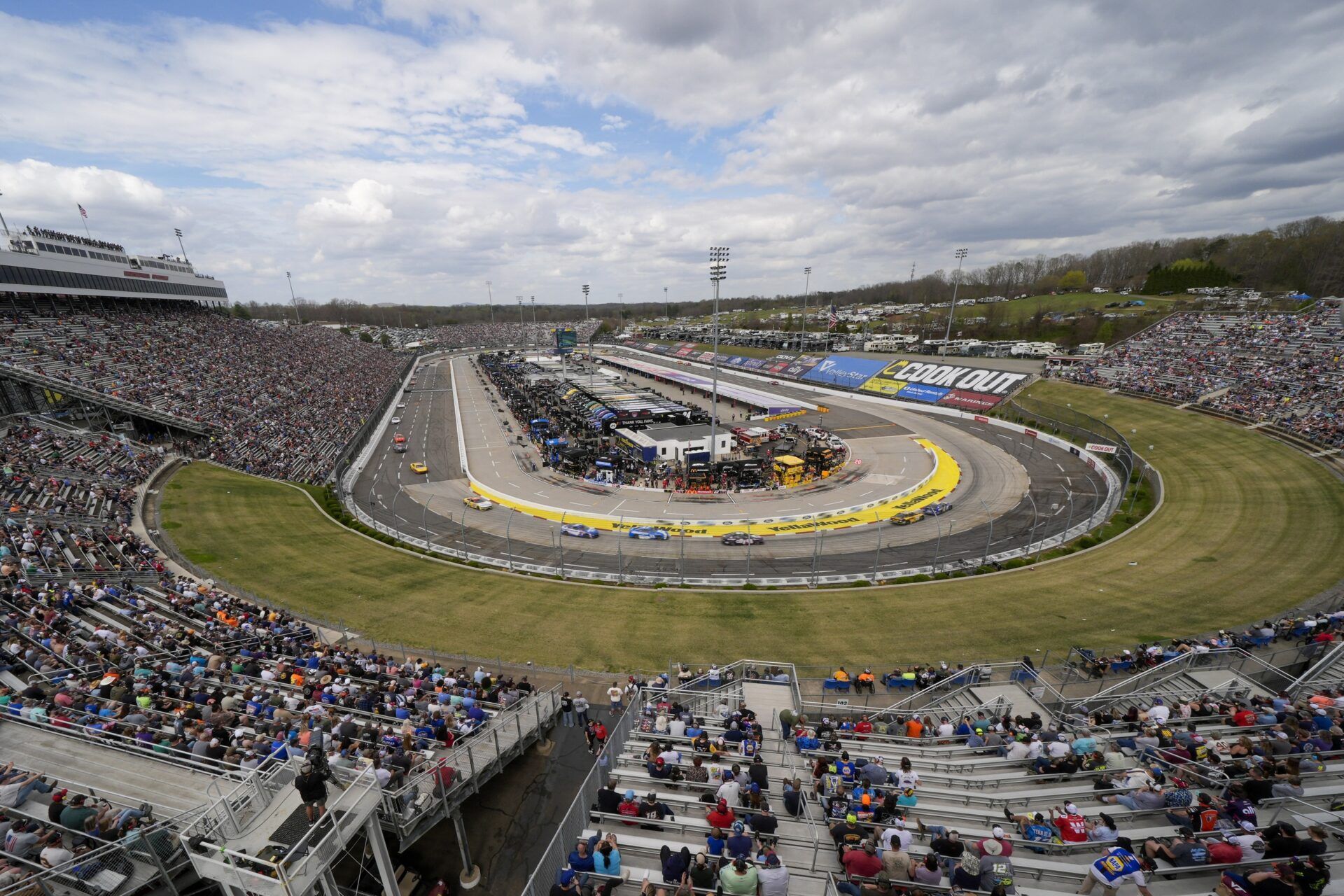 Overall track photo during the Cook Out 400 at Martinsville Speedway.
