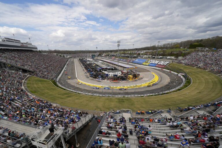 Overall track photo during the Cook Out 400 at Martinsville Speedway.