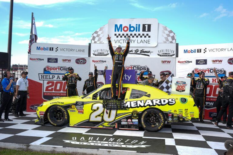 Brandon Jones Ends Embarrassing 3-Year NASCAR Streak With Darlington Win