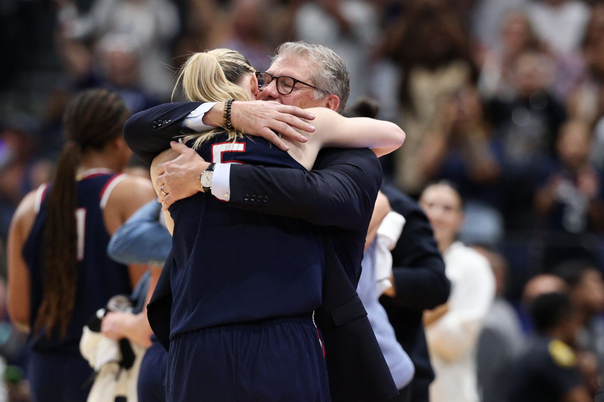 'Love That Man’ – Paige Bueckers Is All Smiles Talking About Geno Auriemma After UConn’s NCAA Title Win
