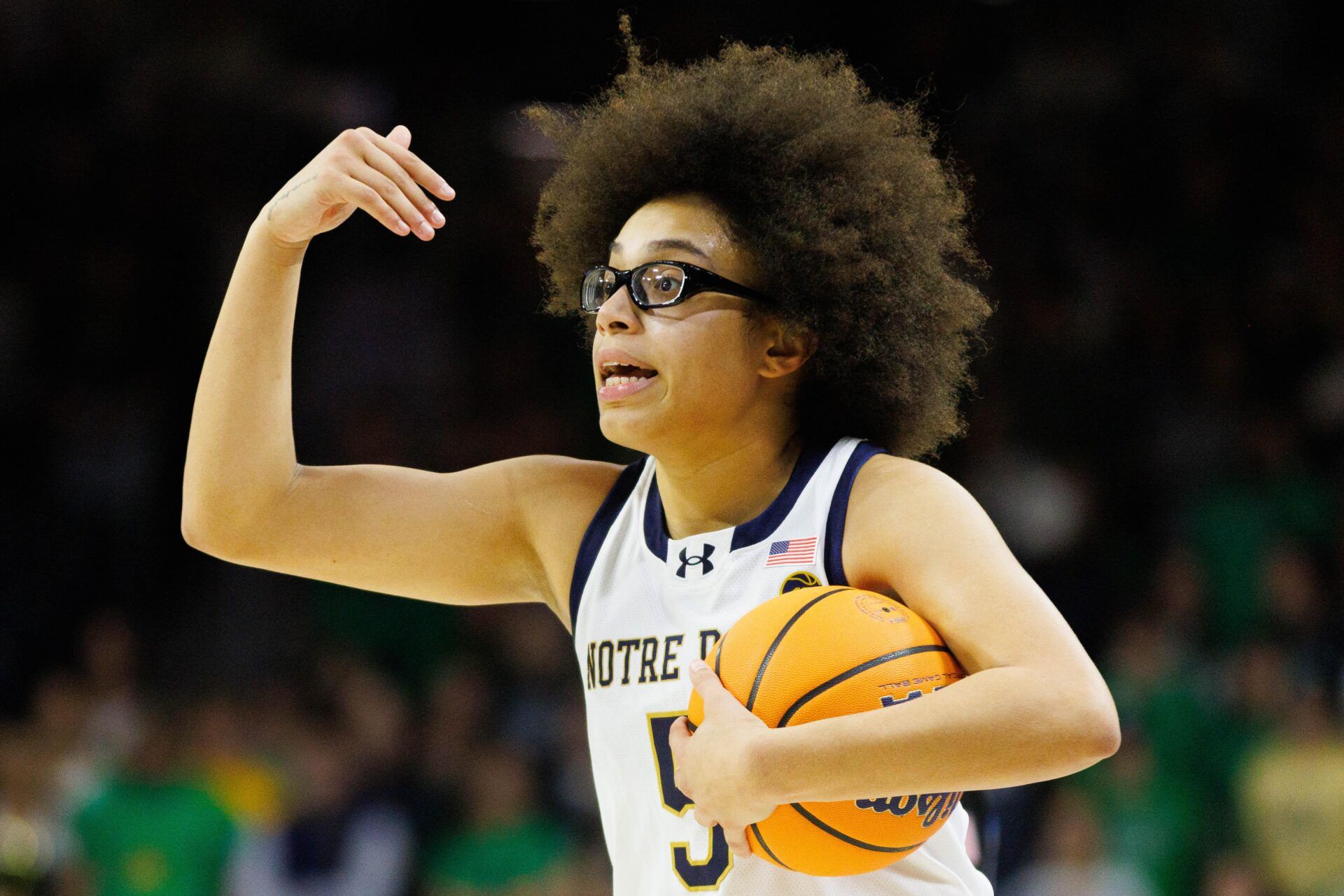 ​Notre Dame's Olivia Miles forewent the 2025 WNBA Draft to enter transfer portal; Kelsey Mitchell advised her with thoughtful career notes.​