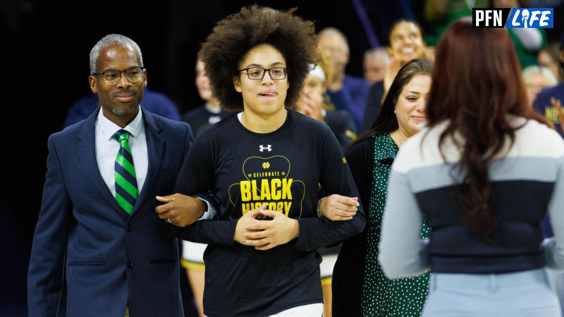 Former Notre Dame star Olivia Miles was shaped by a disciplined mom, athletic dad, and a rising basketball star brother. What is her family background?