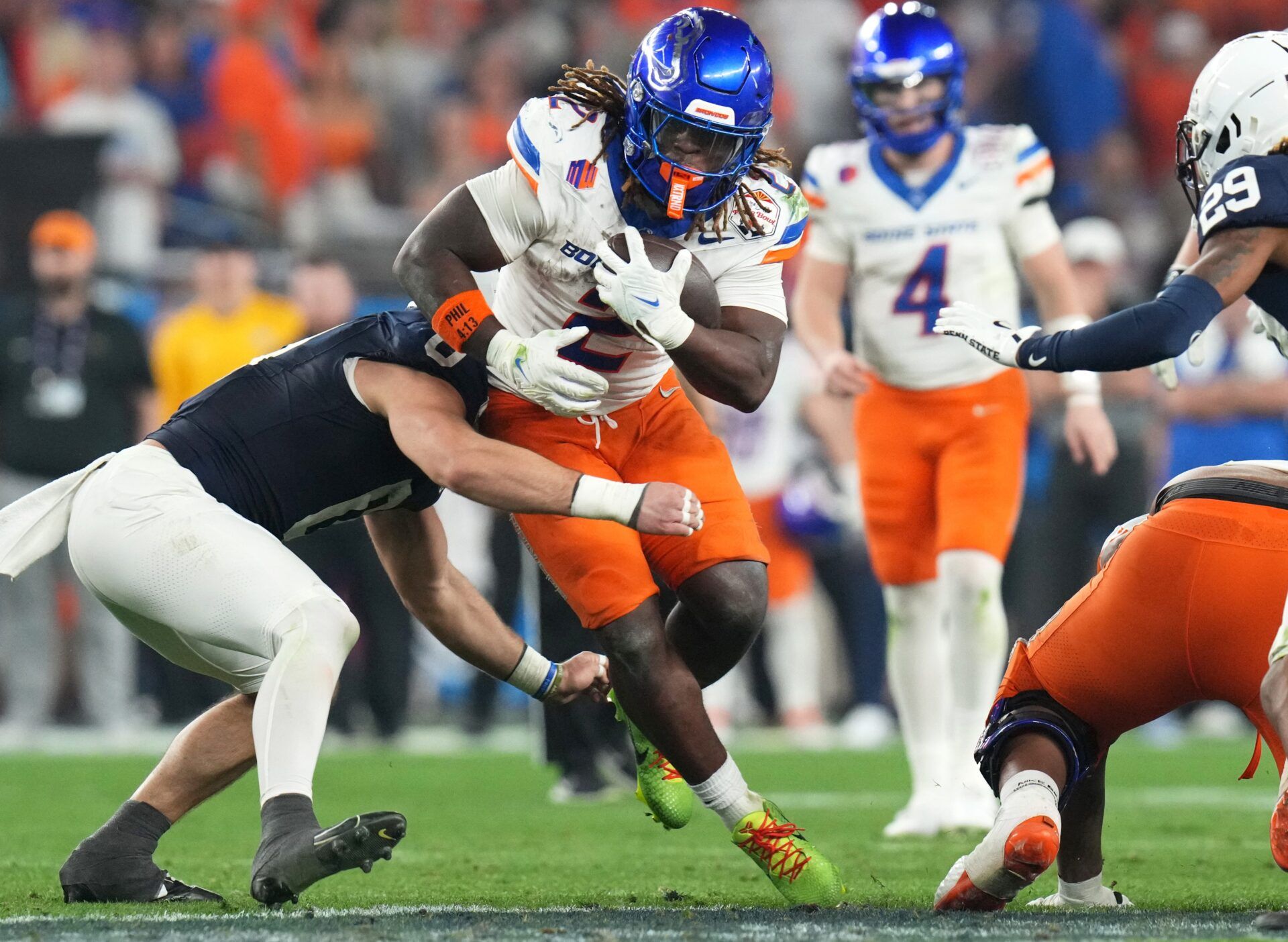 In a battle between positional value and raw talent, Dane Brugler sees this running back as an impassable talent among the best of the best.