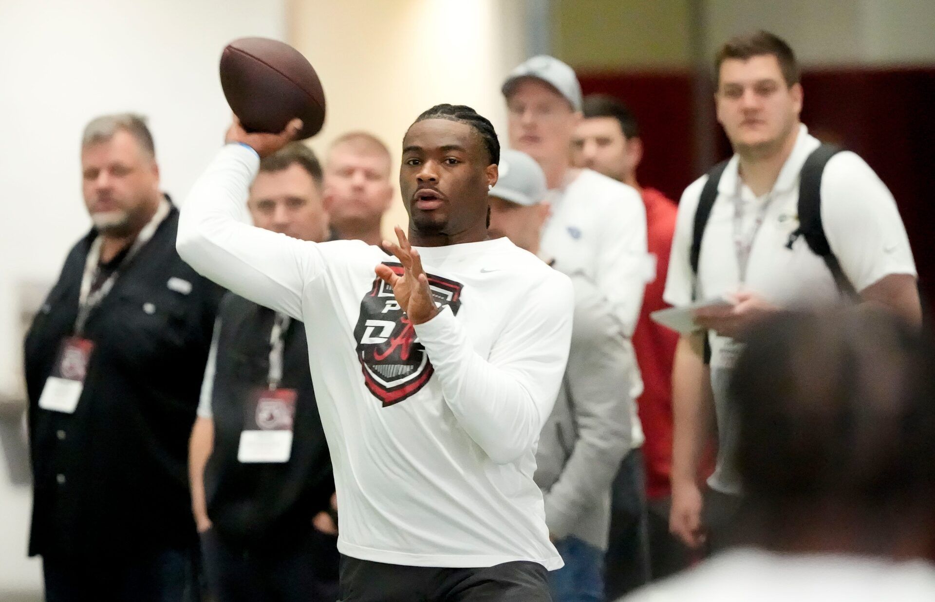 Ahead of the NFL Draft, Jalen Milroe broke down the relationship he has with Super Bowl MVP Jalen Hurts and what he's learned from him.
