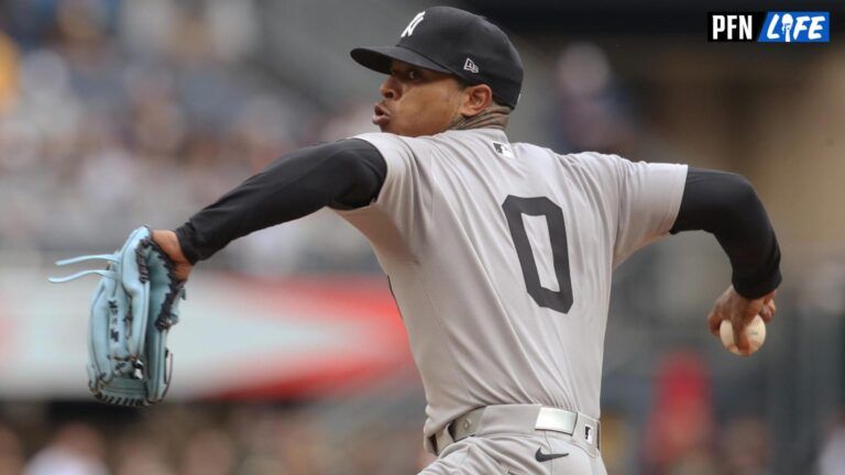 New York Yankees starting pitcher Marcus Stroman (0) pitches against the Pittsburgh Pirates during the first inning at PNC Park.
