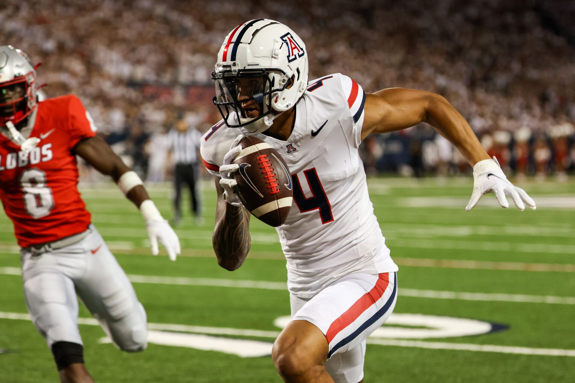 Arizona WR Tetairoa McMillan is visiting four teams ahead of the 2025 NFL Draft, drawing interest as a top first-round wide receiver prospect.