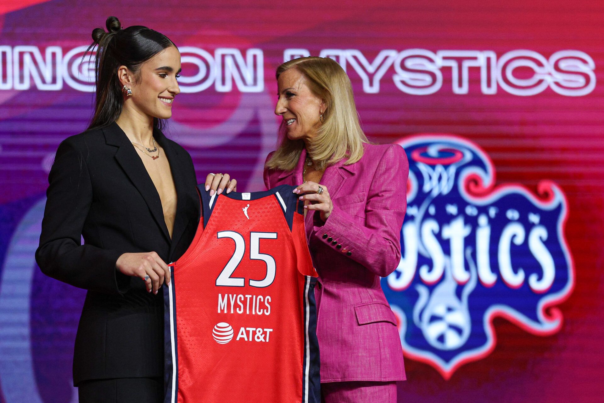 WATCH: Sonia Citron Shares a Moment With Boyfriend Marist Liufau After Being Drafted by the Mystics