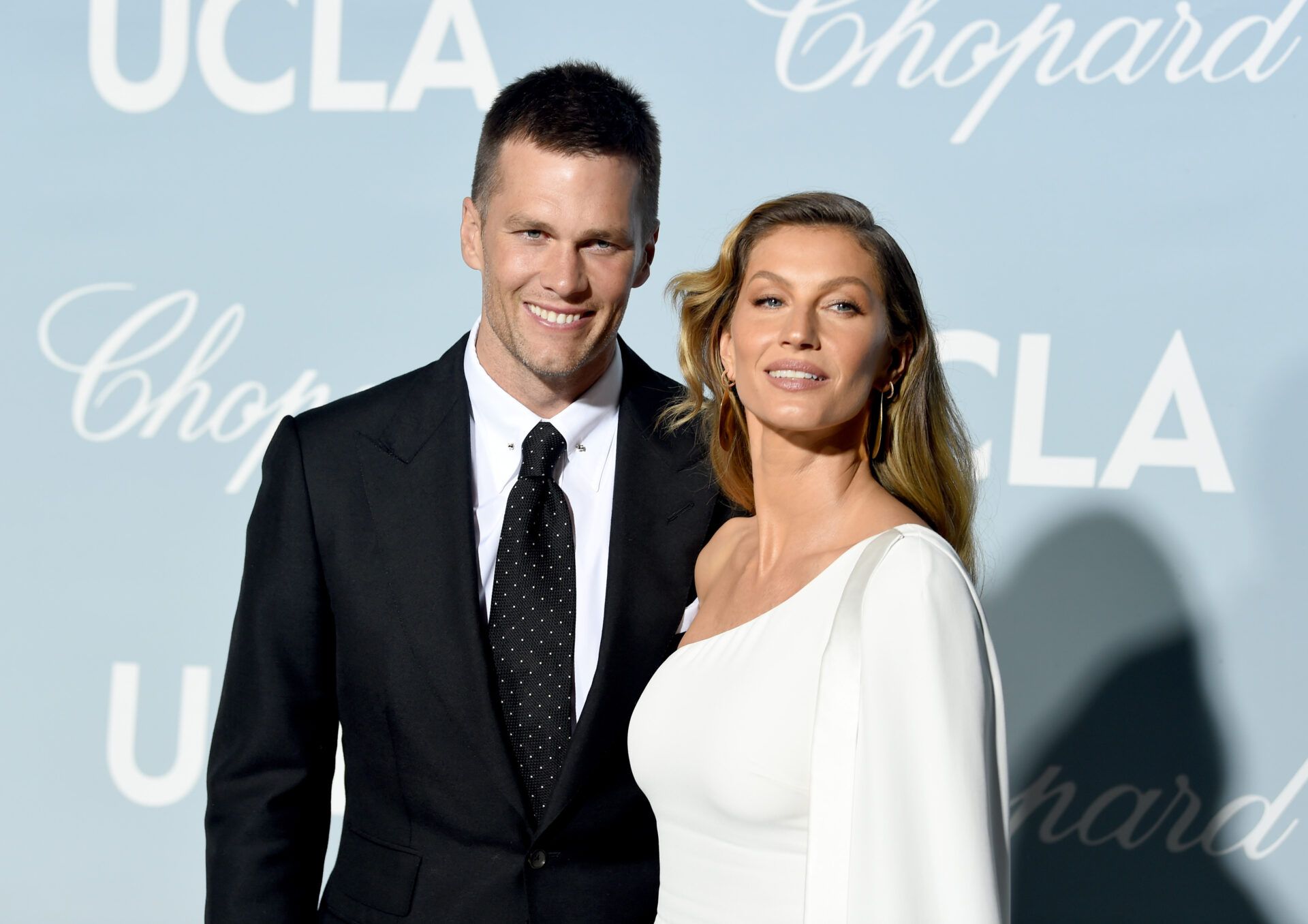 LOS ANGELES, CALIFORNIA - FEBRUARY 21: (L-R) Tom Brady and Gisele Bündchen attends the 2019 Hollywood For Science Gala at Private Residence on February 21, 2019 in Los Angeles, California. (Photo by Kevin Winter/Getty Images)