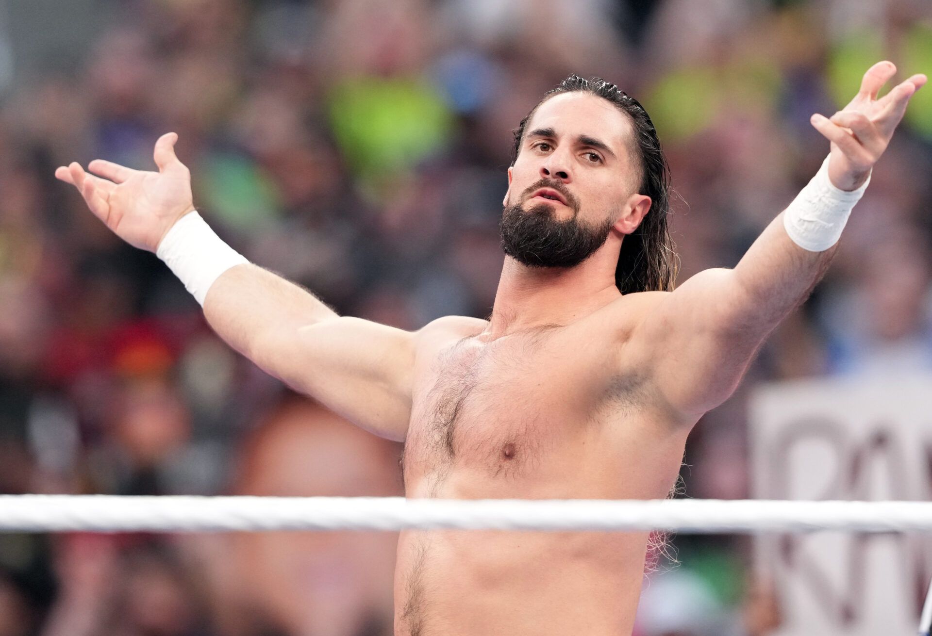 Days before WrestleMania 41, Seth Rollins declared that his triple-threat match with Roman Reigns and CM Punk would shape WWE's future.