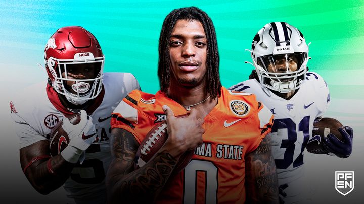 PFSN lists three rookie running backs who could be sleepers in fantasy football leagues.
