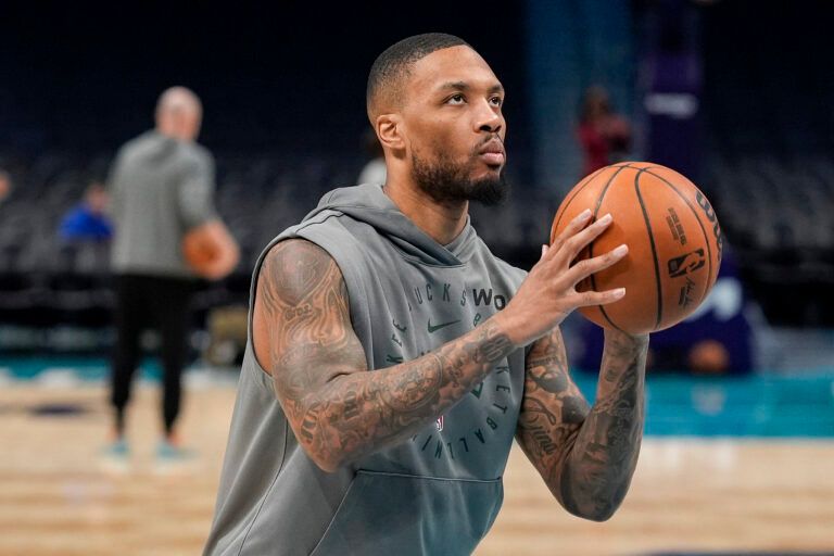 Damian Lillard has been out as he has battled with deep vein thrombosis, a blood clotting issue. Could he return for the postseason?