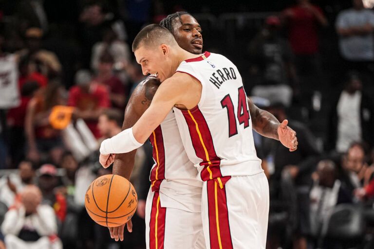 Tyler Herro, Davion Mitchell, and the 10-seed Miami Heat made history, earning Dwyane Wade's praise as they advance to face to the NBA playoffs.