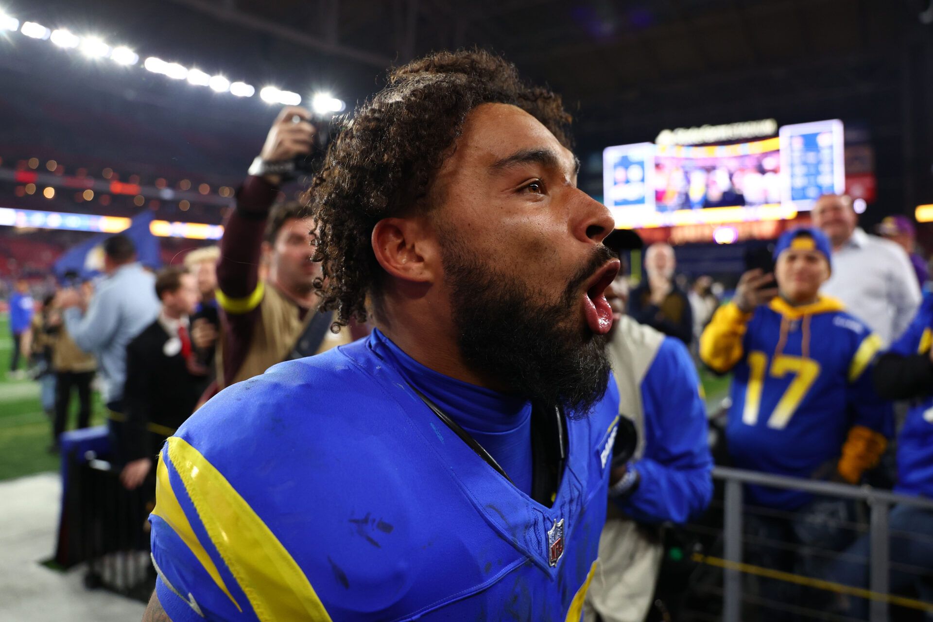 The latest seven-round mock draft from PFSN has the Los Angeles Rams taking a potential Matthew Stafford replacement in the 2025 NFL Draft.