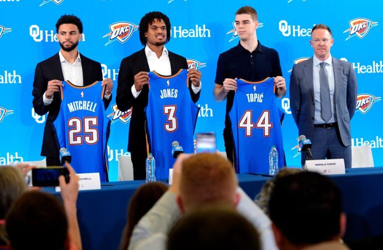 OKC Thunder Predicted To Bolster Loaded Young Roster By Picking 16.8-PPG Forward in 2025 NBA Draft