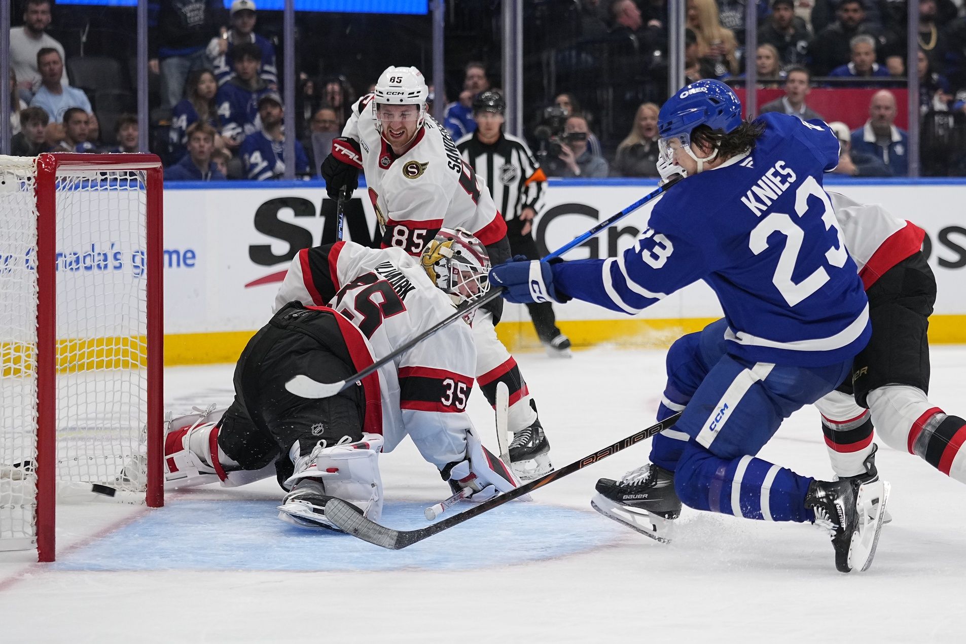 Ottawa Senators vs. Toronto Maple Leafs Projected Lineups for Game 2 NHL Playoffs 2025
