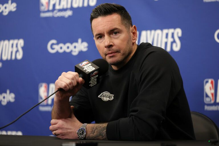 ‘What the F*ck Is Going On’ – JJ Redick Loses His Cool at Lakers Bench in Viral Video Before Securing Game 2 vs. Wolves