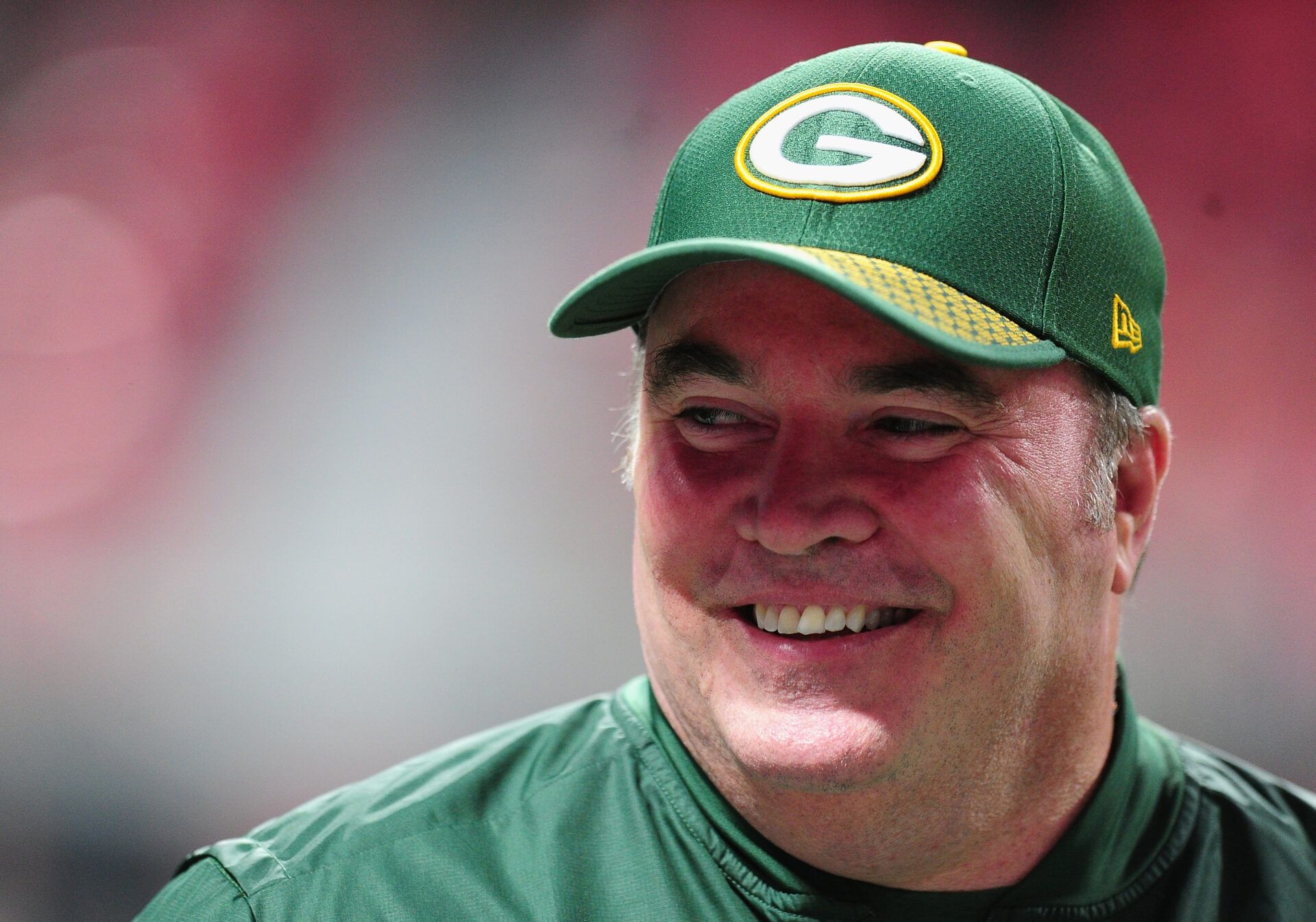 ATLANTA, GA - SEPTEMBER 17: Head coach Mike McCarthy of the Green Bay Packers looks on before the game against the Atlanta Falcons at Mercedes-Benz Stadium on September 17, 2017 in Atlanta, Georgia. (Photo by Scott Cunningham/Getty Images)