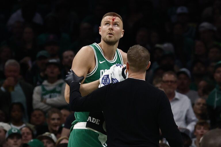 Kristaps Porziņģis Finally Explains Risky Decision To Return for Celtics Despite Receiving Stitches