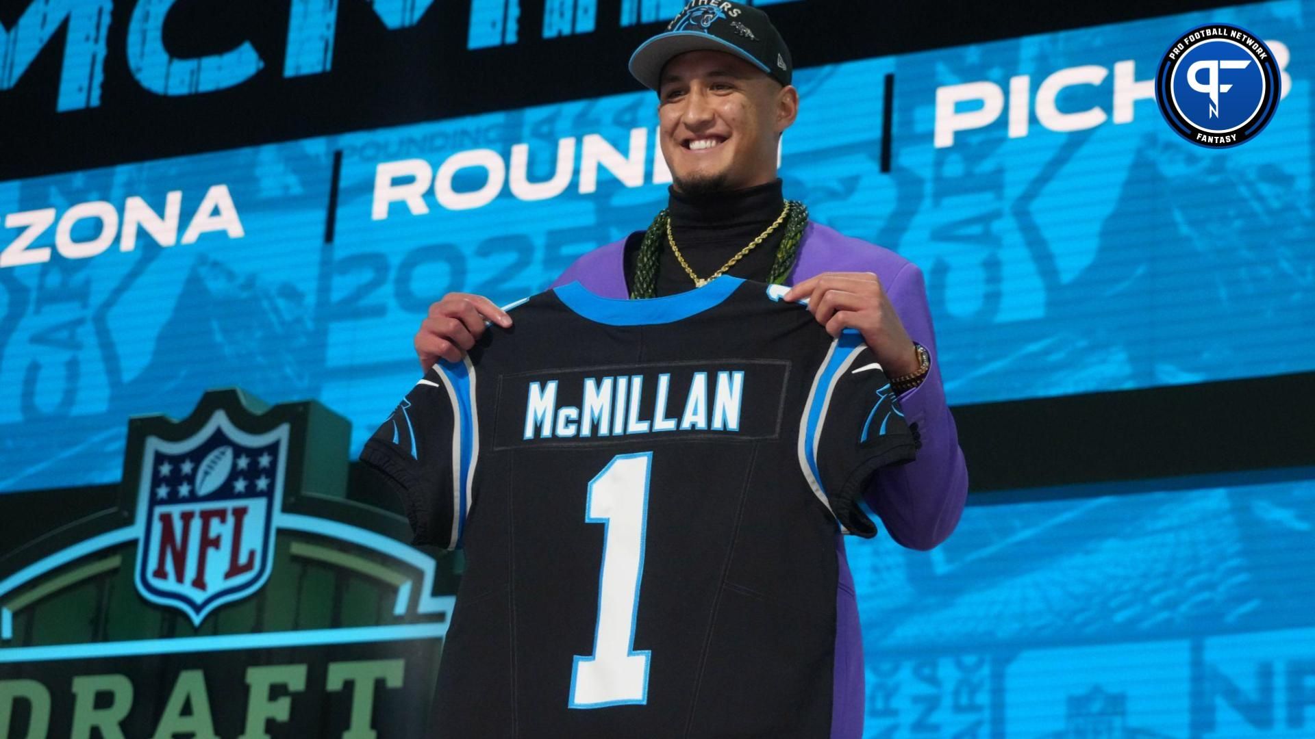 Tetairoa McMillan was always going to be the first WR off the board. Now on the Panthers, how does his arrival impact the fantasy values of their key weapons.