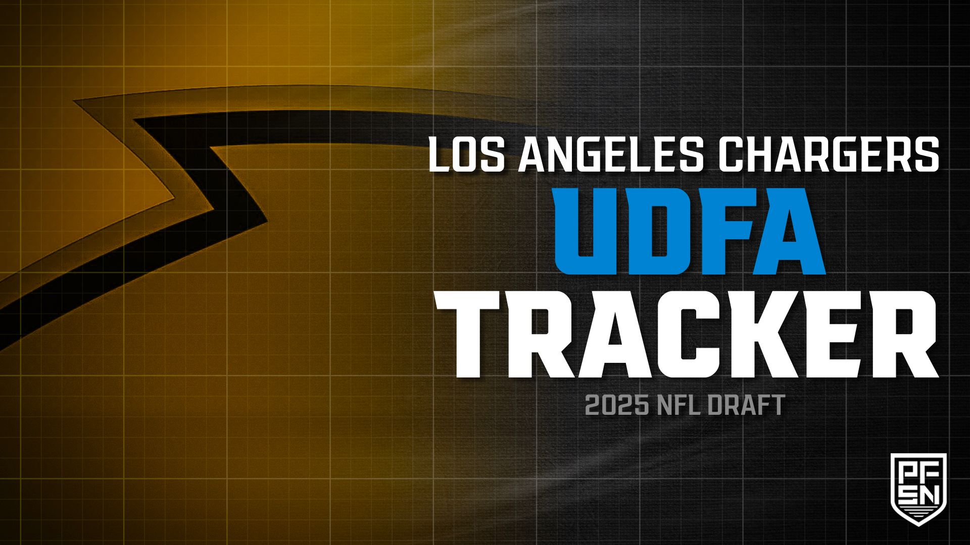Los Angeles Chargers UDFA Tracker 2025