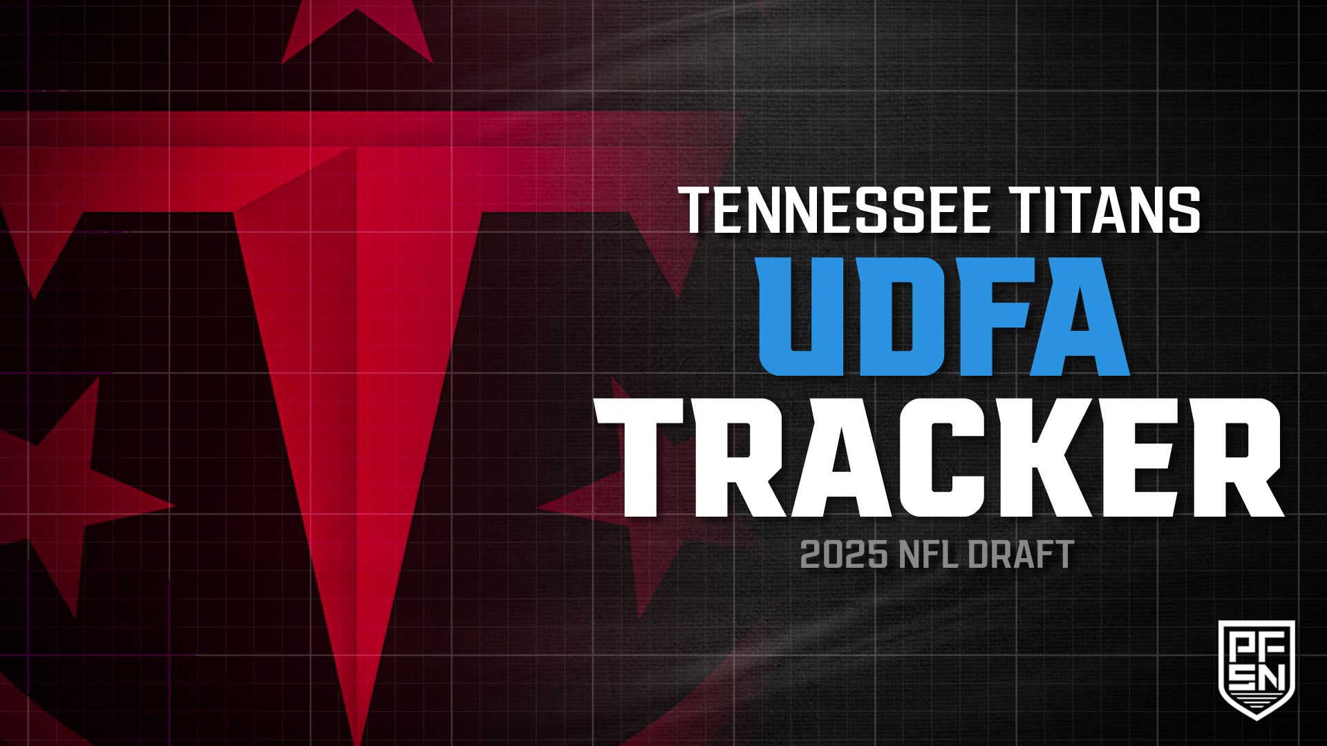 Tennessee Titans UDFA Tracker