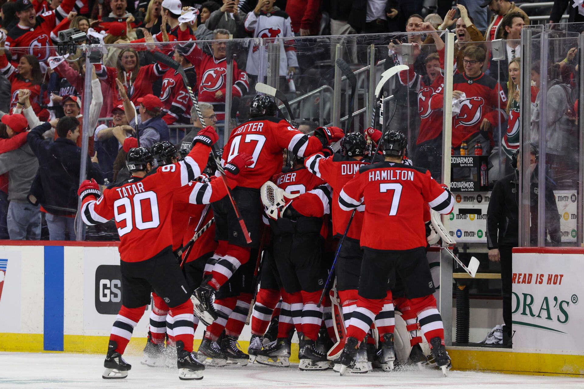 Carolina Hurricanes fans are staying optimistic despite losing in double overtime to the New Jersey Devils in Game 3 of the Stanley Cup playoffs.