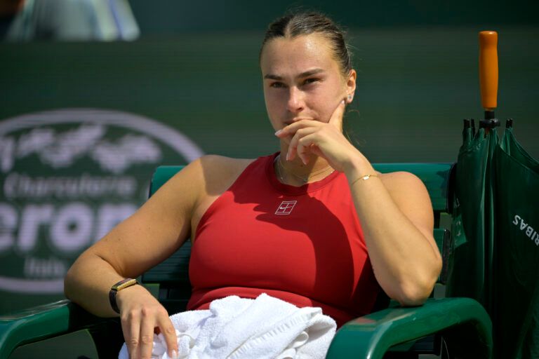 The Aryna Sabalenka-Marta Kostyuk quarterfinal at the Madrid Open had a moment of controversy.