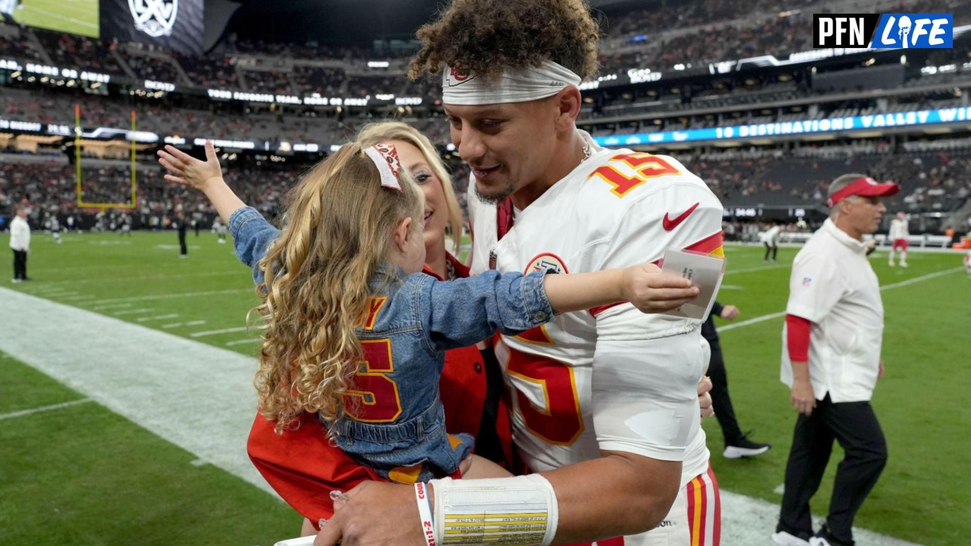 Brittany Mahomes, the wife of Kansas City Chiefs star quarterback Patrick Mahomes, rated their daughter Sterling's fashion skills.