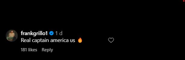 Frank Grillo's comment