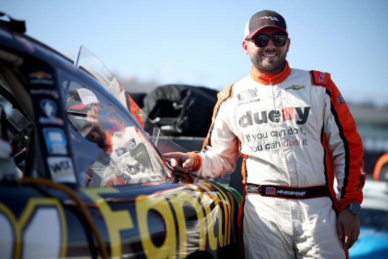 AVONDALE, ARIZONA - NOVEMBER 04: Kyle Weatherman, driver of the #91 Fanttik Chevrolet, waits on the grid during qualifying for the NASCAR Xfinity Series Championship at Phoenix Raceway on November 04, 2023 in Avondale, Arizona. (Photo by Jared C. Tilton/Getty Images)