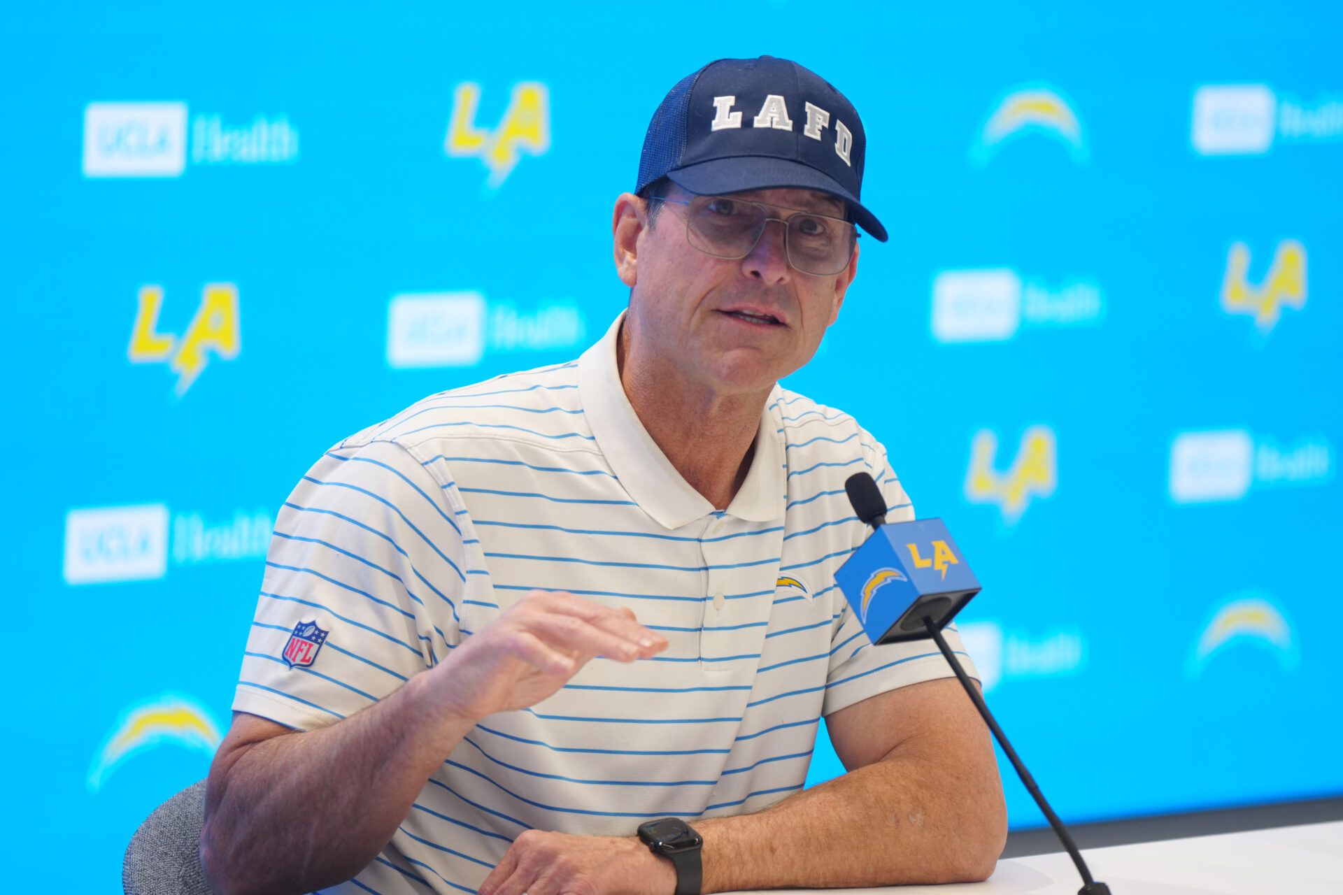 Chargers HC Jim Harbaugh Reveals His Lofty New Goal For Justin Herbert That Came To Him In a Dream