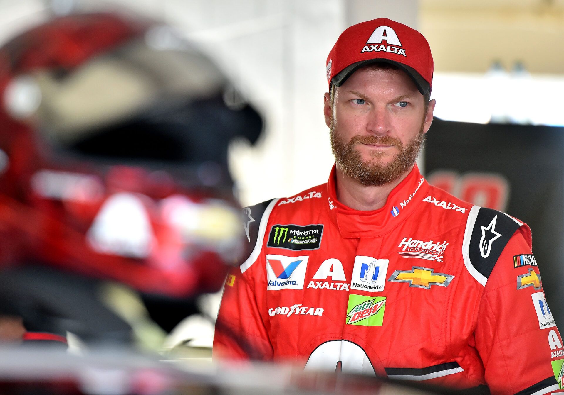 Nov 17, 2017; Homestead, FL, USA; NASCAR Cup Series driver Dale Earnhardt Jr. (88) during practice for the Ford EcoBoost 400 at Homstead-Miami Speedway. Mandatory Credit: Jasen Vinlove-USA TODAY Sports