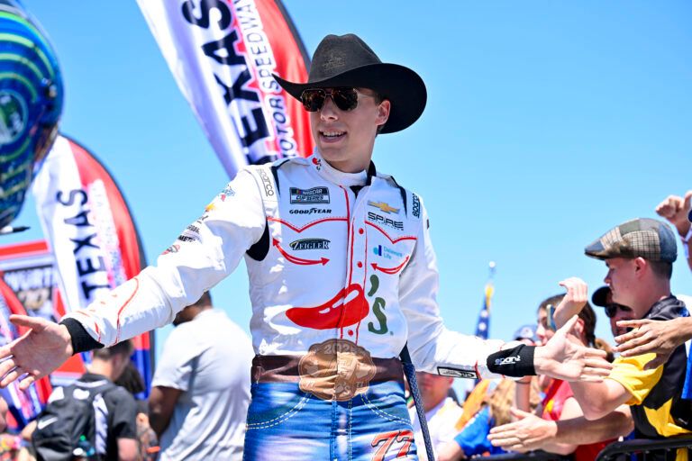 Cup Series standout Carson Hocevar detailed the awkward pit-lane incident during his Truck Series return at Texas Motor Speedway.