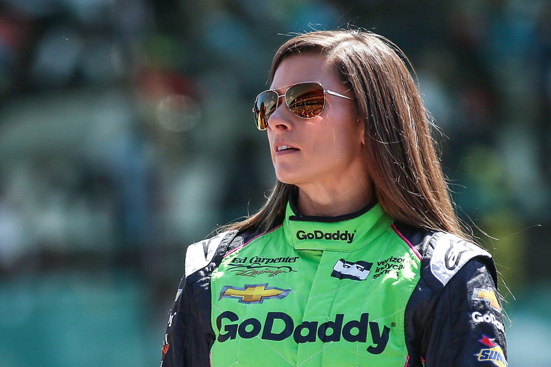 Danica Patrick (13) is introduced before the 102nd running of the Indianapolis 500 at Indianapolis Motor Speedway on Sunday, May 27, 2018. The 102nd Running Of The Indy 500 At Indianapolis Motor Speedway On Sunday May 27 2018